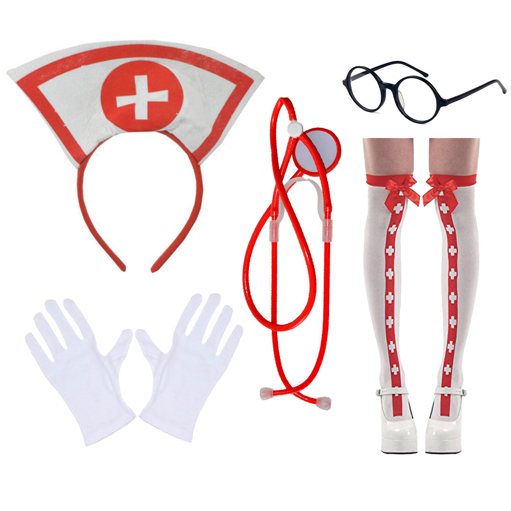 Halloween 5-Piece Medical Nurse Costume Accessories Set